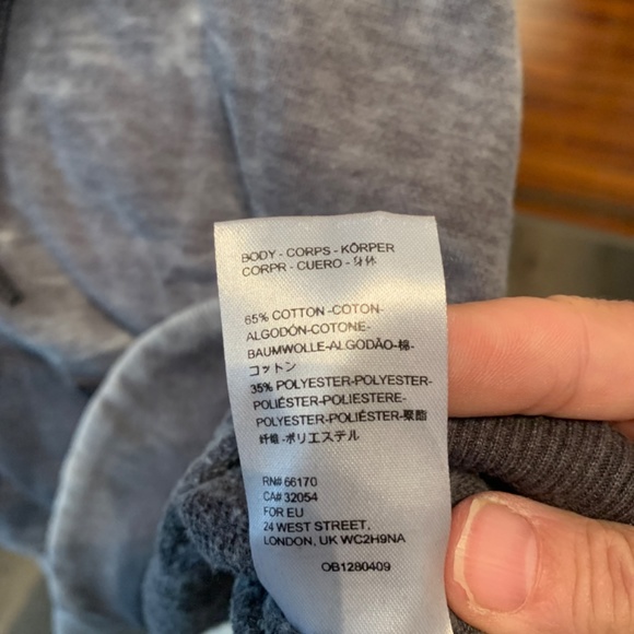 Urban Outfitters oversized‎ hoodie . Light grey distressed - Picture 5 of 5